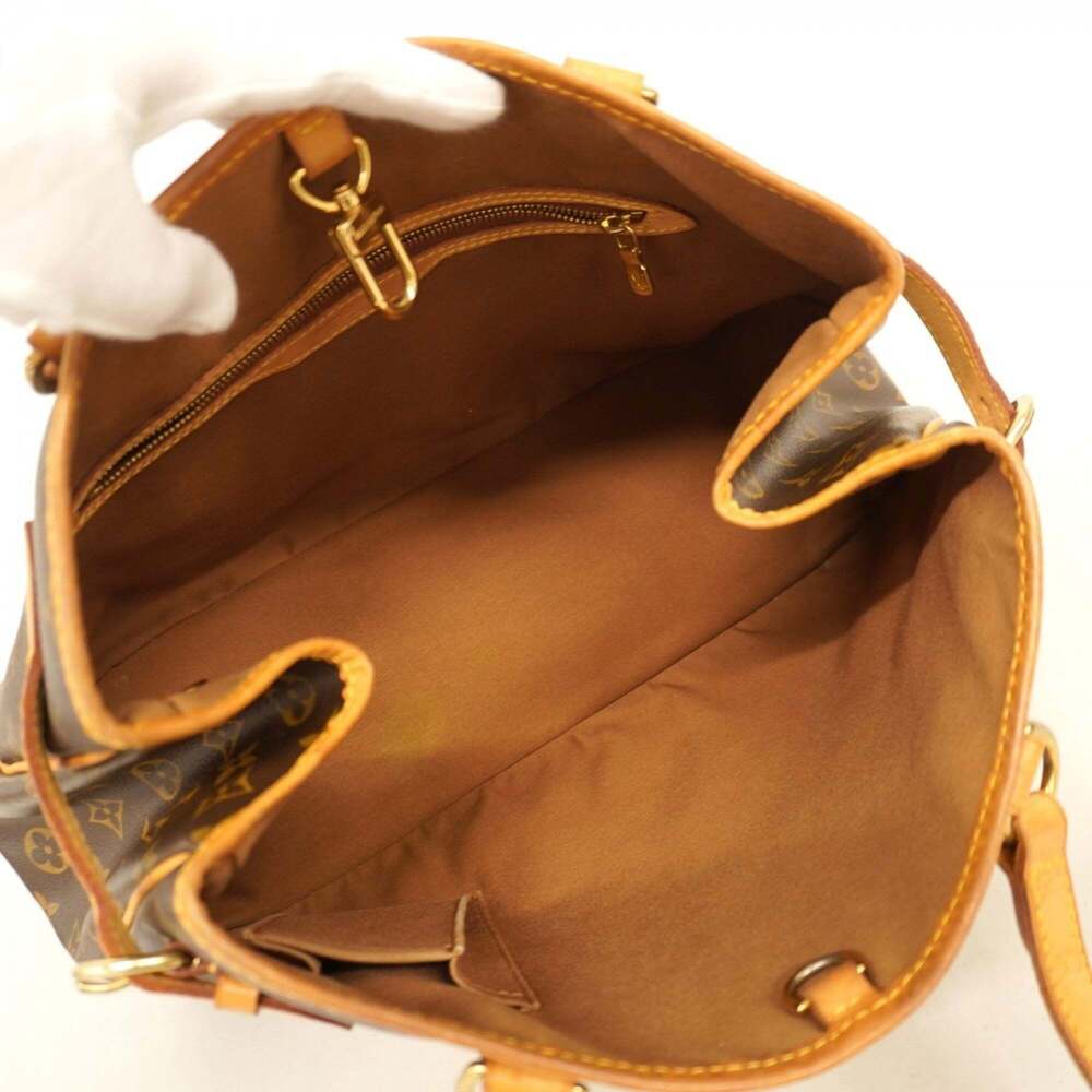 LOUIS VUITTON Brown Monogram Tote Bag - Picture 4 of 13